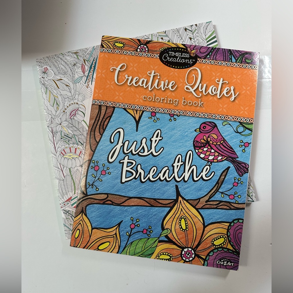 Colouring books  adult advanced LOT of 2